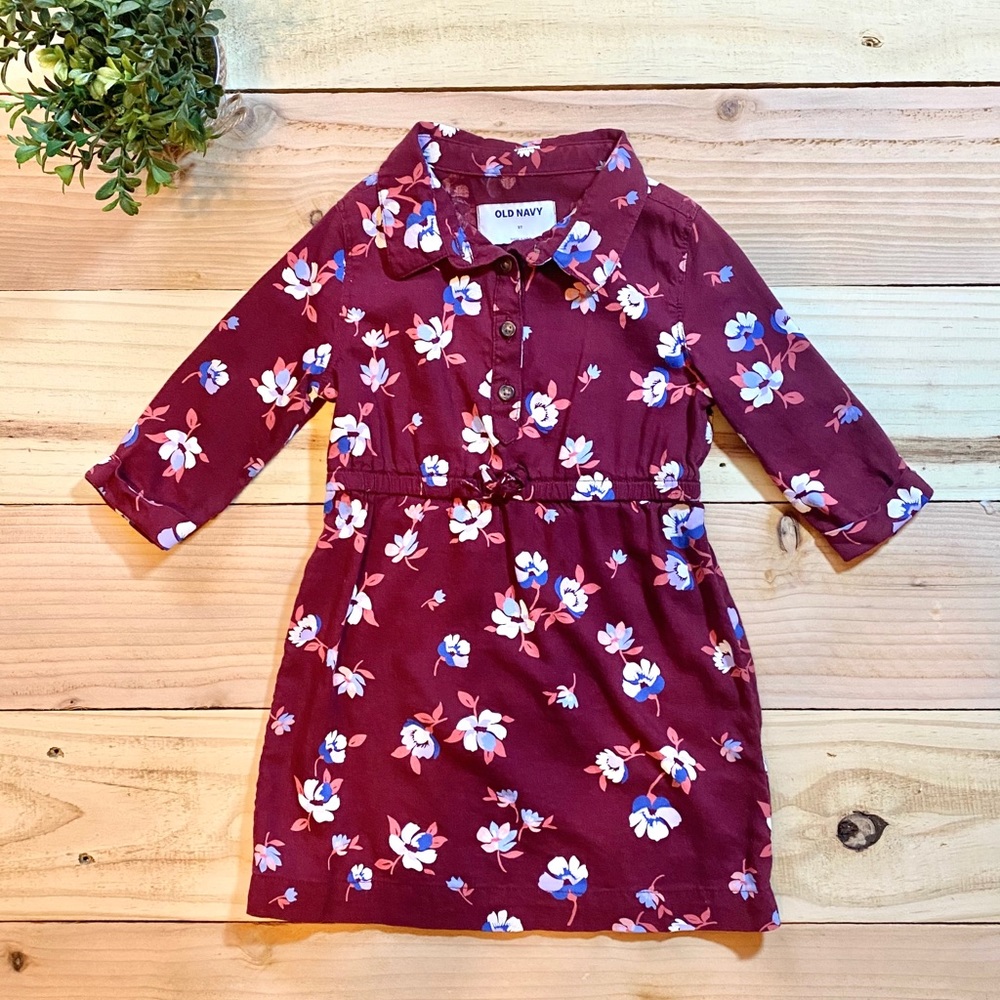 🔥 $5 -Old Navy Burgundy Dress